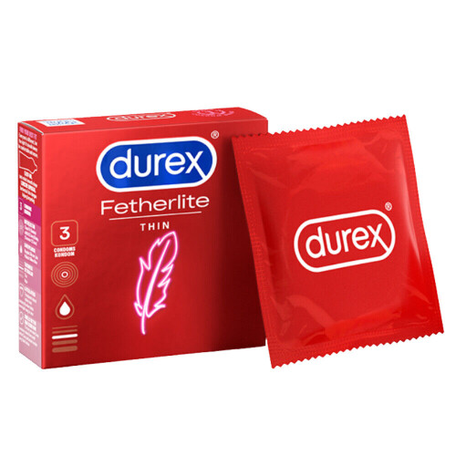 Durex 12 x Durex Fetherlite Thin Condoms ( 4 x Pack 3 ) Ultra Sensitive 1
