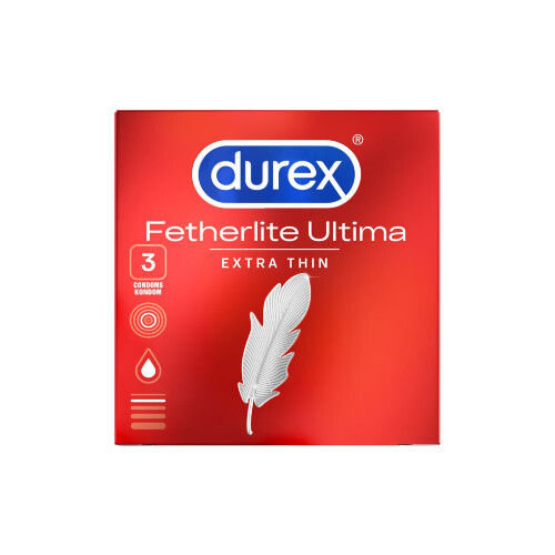 Durex 12 x Durex Fetherlite Thin Condoms ( 4 x Pack 3 ) Ultra Sensitive 2