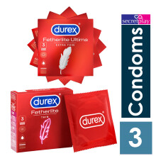 12 x Durex Fetherlite Thin Condoms ( 4 x Pack 3 ) Ultra Sensitive