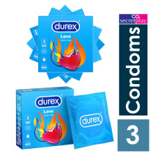 12 x Durex Love Condoms ( 4 x Pack 3 ) | Sealed Box | Regular Easy On