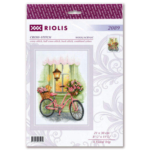 Kit punto croce RIOLIS Viaggio floreale 1