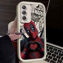 (6, Galaxy A24 4G) Marvel Deadpool Silicone Phone Case For Samsung Ga
