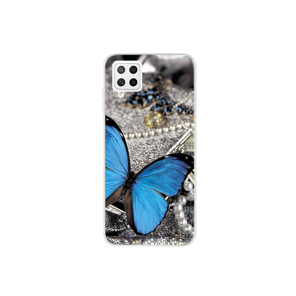 (008, For Galaxy A22 4G) Beautiful Butterfly For Samsung Galaxy A22 Case Cu 931288340628