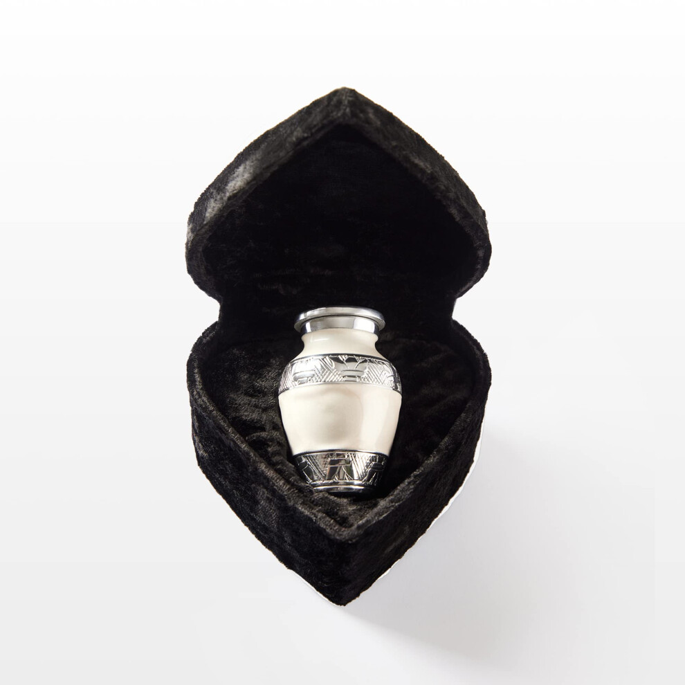 Trupoint Memorials Cremation Urns for Human Ashes - Decorative Urns Urns for Human Ashes Female & Male Urns for Ashes Adult Female Funeral Urns - W
