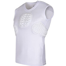 Exxact Sports Baseball-Brustschutz  gepolstertes Kompressionsshirt, Softball-Brustschutz, Brustbeinschutz fr Fuball, T-Ball und Lacrosse, Brustsch