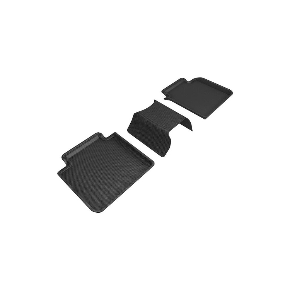 3D Maxpider L1bm13621509 2Nd Row Floor Mat For 2023-2024 Kagu Bmw I7 G70, Black 190204065421