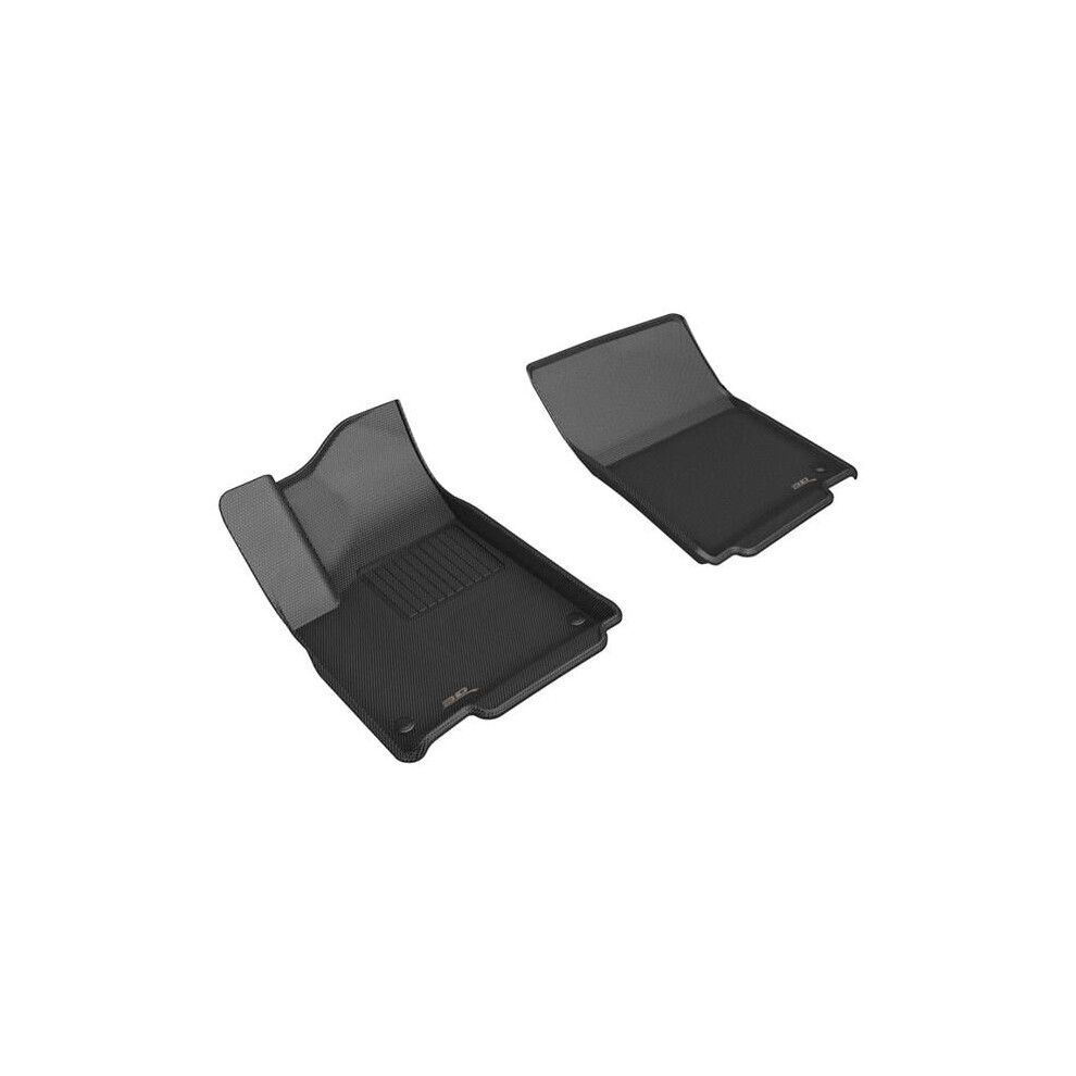 3D Maxpider L1ri00411509 Rivian R1t 2024 Kagu Series R1 Floor Mats Black 190204067050