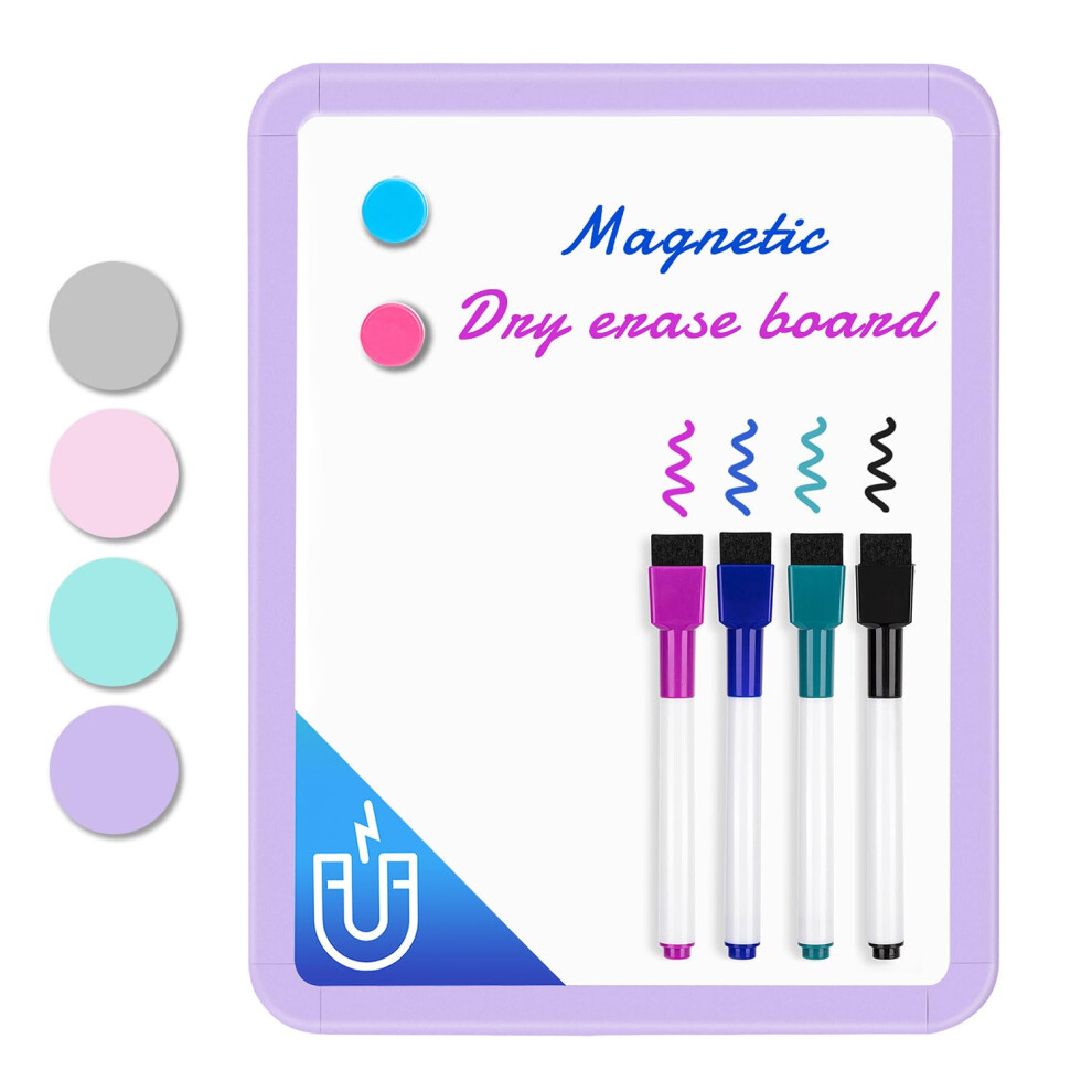 Photos - Dry Erase Board / Flipchart VUSIGN Small White Board Dry Erase 8.5 ' ' x 11 ' ' Magnetic Dry Erase Board Mini Whiteboard with Markers for Kids Students