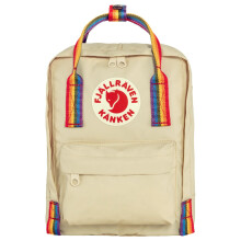 Zaino FjAllrAven KAnken Rainbow Mini per uomo e donna - Tessuto resistente con spallacci regolabili e zaino leggero, motivo arcobaleno, rovere ch