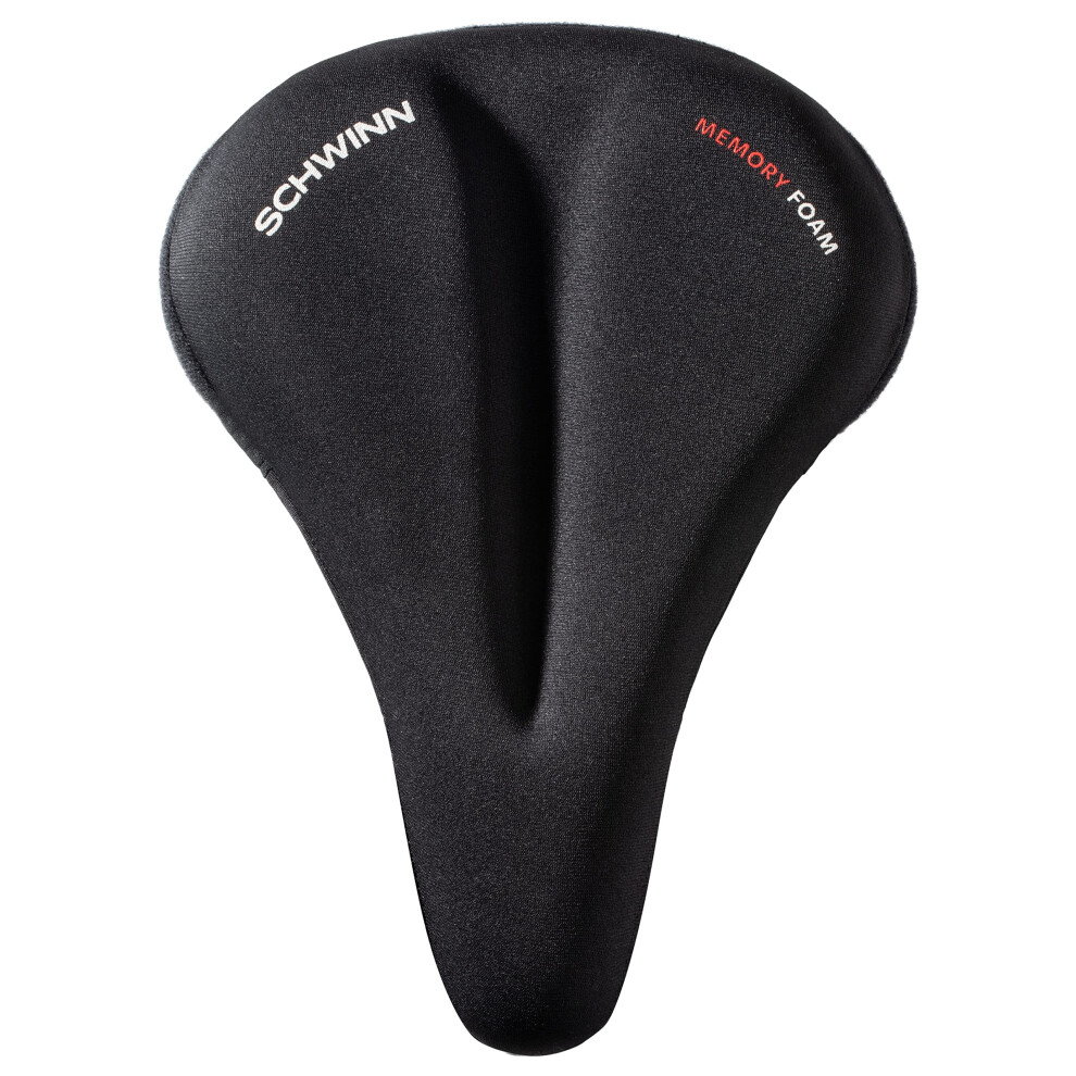 Schwinn comfort Bike Sport Seat cover Memory Foam Padding Fits Most Seats for Standard or Stationary Bikes