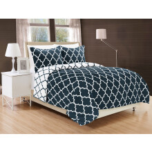 Elegant Comfort 3-teiliges Wende-Bettdeckenset aus G   nsedaunen     atmungsaktiv und superweich, f   r alle Jahreszeiten, wendbares Bettdeckenset mit