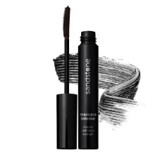 Sandstone Scandinavië Hypoallergene Zwarte Mascara voor Gevoelige Ogen - Vlekvrij, Zweetbestendig, Volume