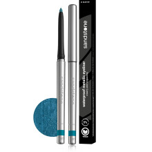 Sandstone Scandinavia Hypoallergenic Eyeliner Waterproof (Blue Ice) - Unscented Metallic Blue Eye Liner - Vegan and Cruelty Free Eye Pencil - Colored