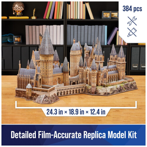 4D Build, Deluxe Κάστρο Χόγκουαρτς με Αστρονομικό Πύργο & Μεγάλη Αίθουσα, 384 Τμχ 1