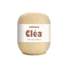 Circulo Clea Yarn - Crochet Thread Fine Size 10-8/2 Perfect for Weaving - 100% Mercerized Brazilian Cotton Pack of 1 Ball - 5.3 oz  1094 yds - Color: