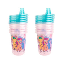 Gobelets Sippy My Little Pony - Gobelets réutilisables pour tout-petits avec couvercles - Pack 10 - 10 Oz