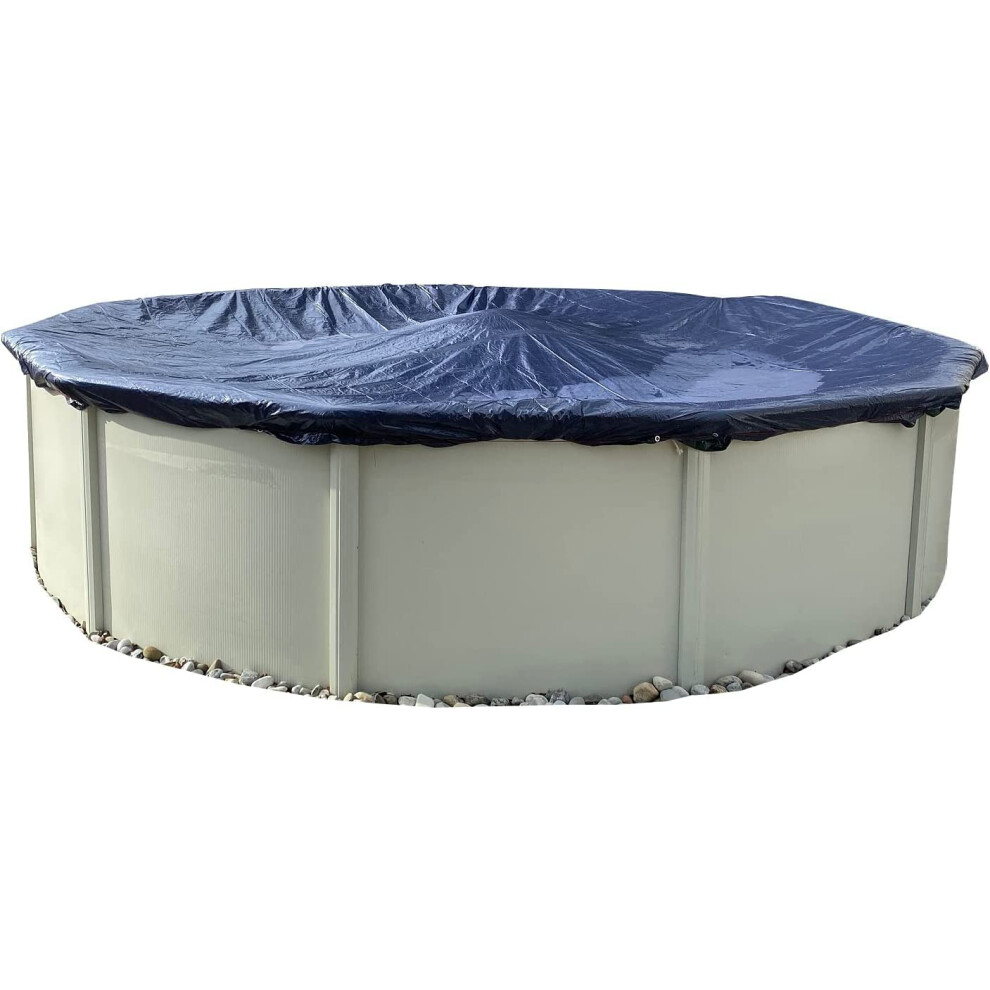 Couverture de piscine d'hiver Winter Block Premium pour piscines hors sol Couverture de piscine hors sol d'hiver ronde de 15 pieds Garantie de 10