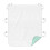 MILDPLUS Alèses Lavables avec 6 Poignées Robustes 3436 Extra Large Réutilisables 4-Couches Imperméables (Vert,1) 1