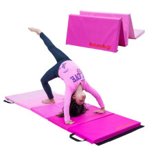 Flybar Antsy Pants Tumbling Mat - Gymnastiekmat Gemakkelijk schoon te maken Gymnastiekmat Stevige opvouwbare tumblingmat voor kinderen Gevoerde lichtg