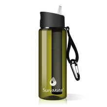 Survimate 5-stegs 0,01m ultrafiltreringsflaska, BPA-fri, NSF/ANSI 42&372 certifierad