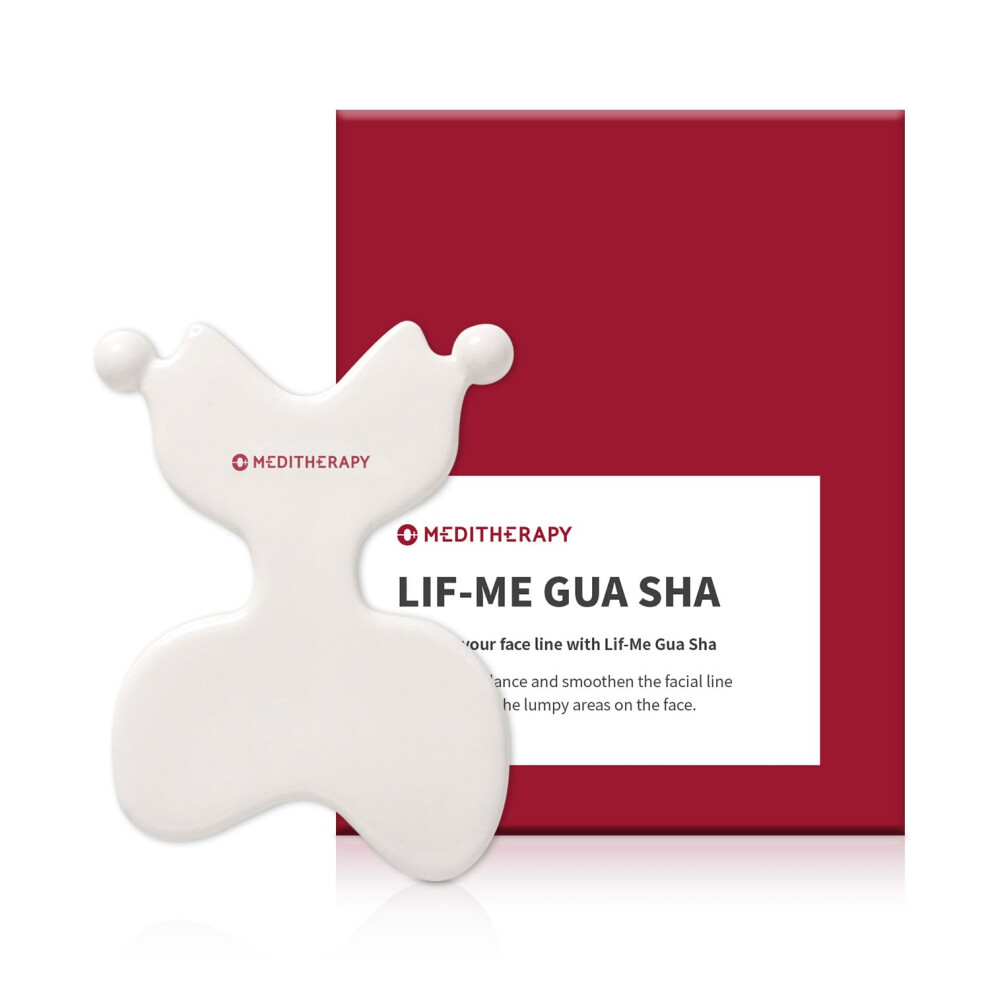 Meditherapy Lif-Me Guasha Ceramic Gua Sha Face Massage Tool Facial Guasha Guasha Board Face Lift Muscle Relief
