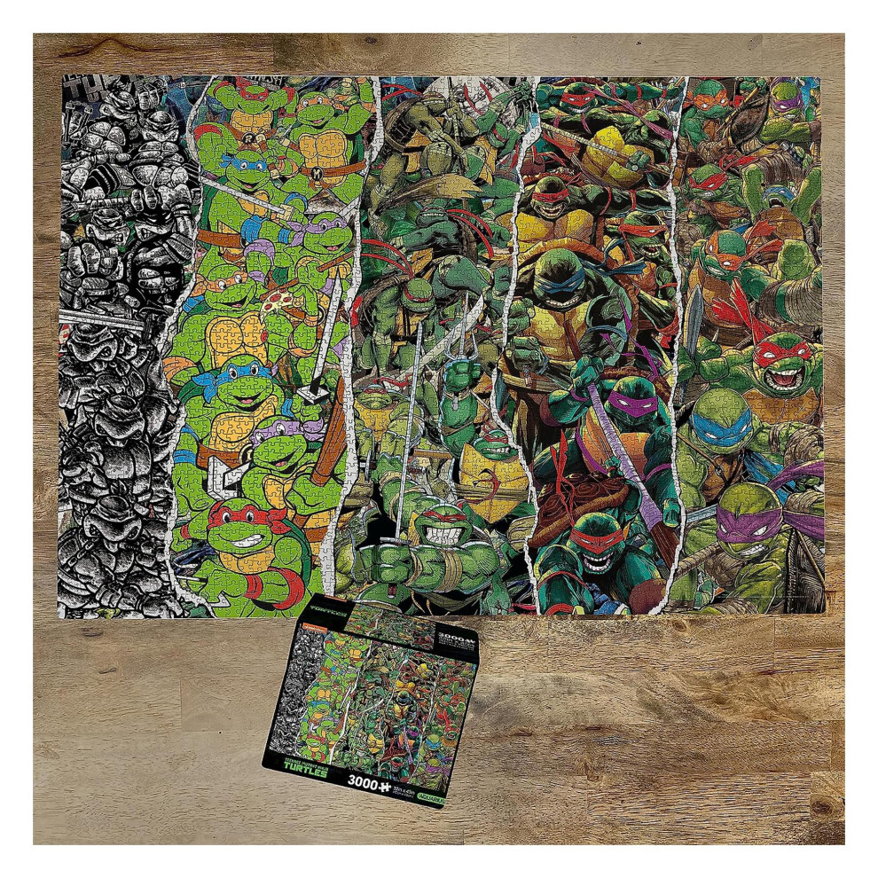 Photos - Jigsaw Puzzle / Mosaic Waterman Teenage Mutant Ninja Turtles 3000 Piece Jigsaw Puzzle 68540 