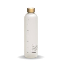 Healthish Original Time Marked Motivational Water Bottle Leak Proof Lid for Gym Sports Fitness or Work for Women and Men 1 Liter | 33 Oz