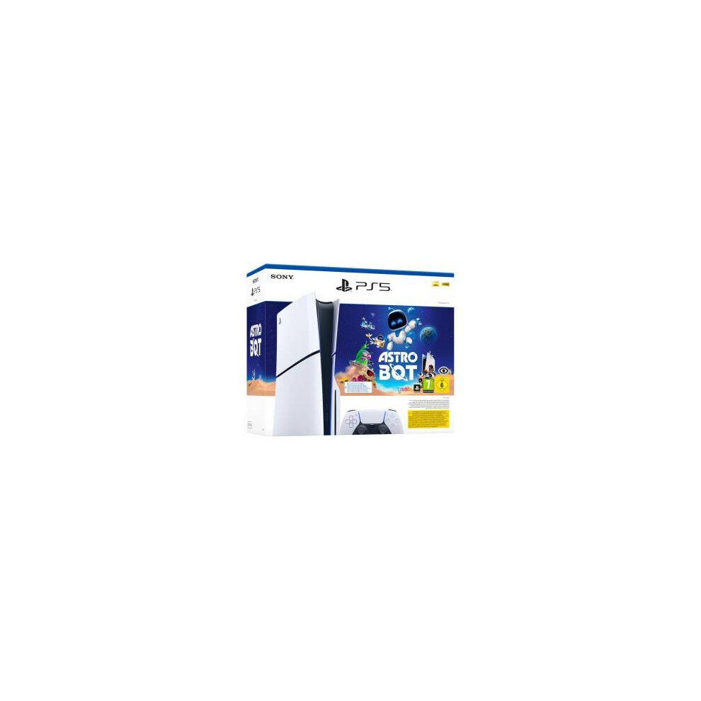 PS5 Console 1TB Standard Slim White Astro Bot Bundle ITA