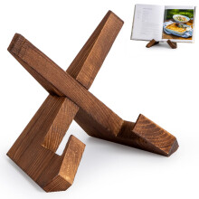 STYCTHERICH COOKBOOK STAND TR RECTBOKTBOK HOLDERKOKBOK BOKET STAND FR KNNING AV Multifunktionell Display Stand Kitchen Counter Dekor - Brown