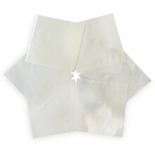 Klare cellofanark (200 stk. 8 x 8 tommer) - Klare cellofanark - Cellopapirark - Klar cellofanindpakning - Klart indpakningspapir - Cellofanpapir