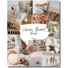 Vision Board Book - Oltre 800 nuove e migliorate immagini e citazioni per Vision Board Kit per visualizzare, ispirare e creare obiettivi di vita