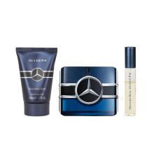 Mercedes -Benz -tegn til mænd - 3,4 oz EDP Spray 10 ml EDT Spray 1,7 oz brusebadgel