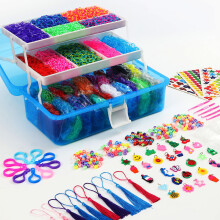 Yitohop 15000+ Lovgummib?nd Armb?nd Kit Mega Gavebart b?reboks med Rich Accessories Loom Bracelet Making Kit til piger og drenge V?vning af DIY -