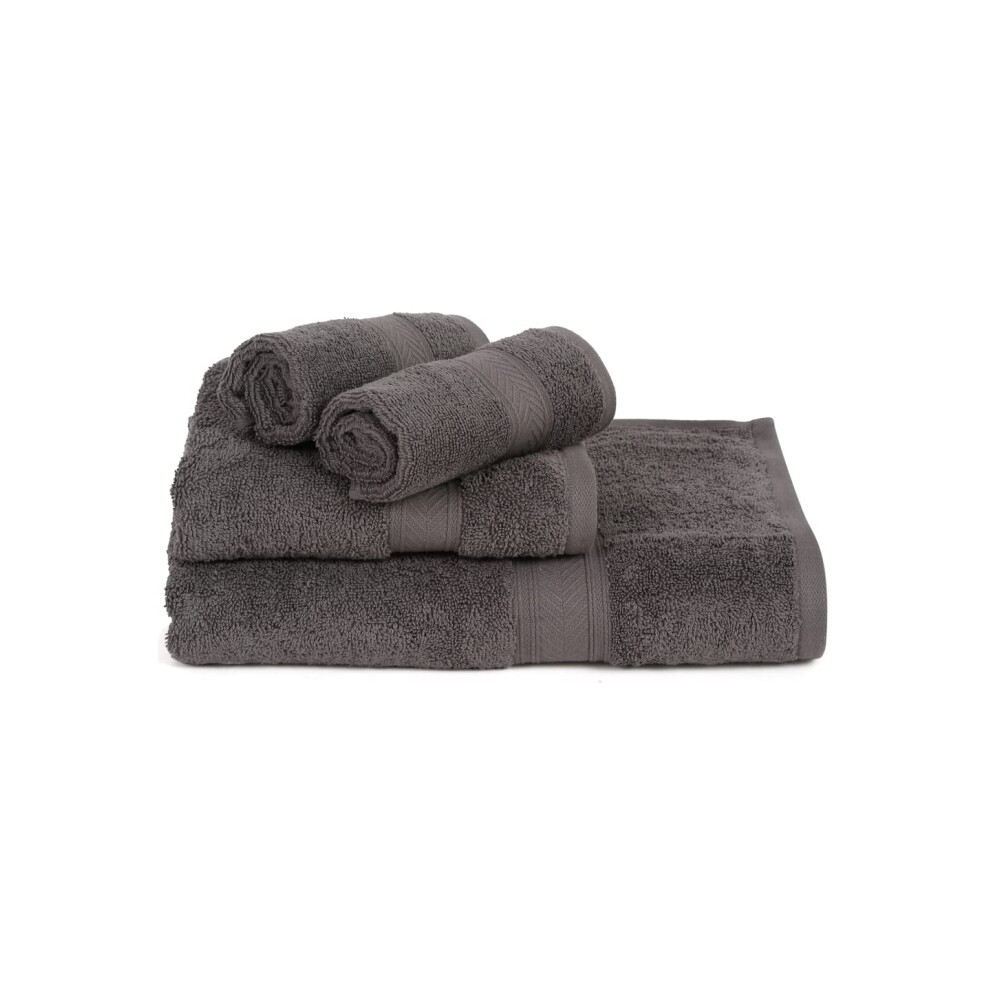 Ensemble de serviettes de bain 4 pi   ces Casa Lino 1 serviette de bain 1 gant de toilette 2 essuie-mains Essentiels de salle de bain pour une nouv
