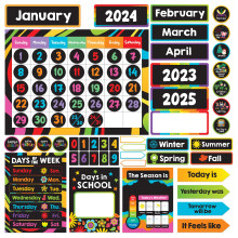Decorably 143 Τμχ Σετ Ημερολογίου για Classroom - Σχολικό Ημερολόγιο, Πίνακας Ανακοινώσεων