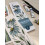 Hahnem   hle Aquarell-Lesezeichenblock 5