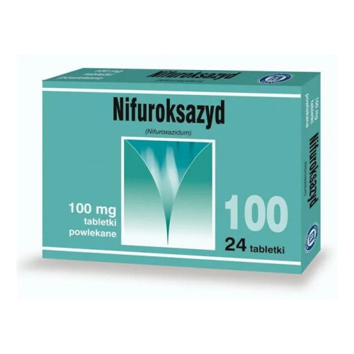 HASCO Nifuroksazyd 100mg 24 tablets for diarrhea biegunka
