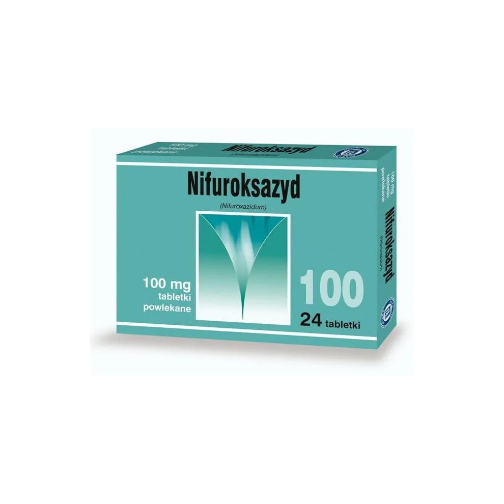 HASCO Nifuroksazyd 100mg 24 tablets for diarrhea biegunka