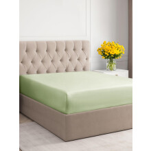 Cal King Size Fitted Bed Sheet - Hotel Luxury Single Fitted Sheet Only - Fits Mattress Up to 16 - Extra Soft Wrinkle Free and Breathable - Bottom Fi
