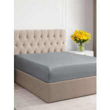 CGK Unlimited Twin XL Size Fitted Bed Sheet - Hotel Luxury - Fits Mattress Up to 16 - Extra Soft Wrinkle Free Breathable - Steel Blue