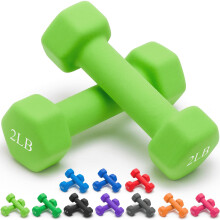 Cinky Portzon Weights 10 barevnch variant Kompatibiln se sadou 2 neoprenovch cinek Sada 1-15 LB Protiskluzov estihelnkov tvar