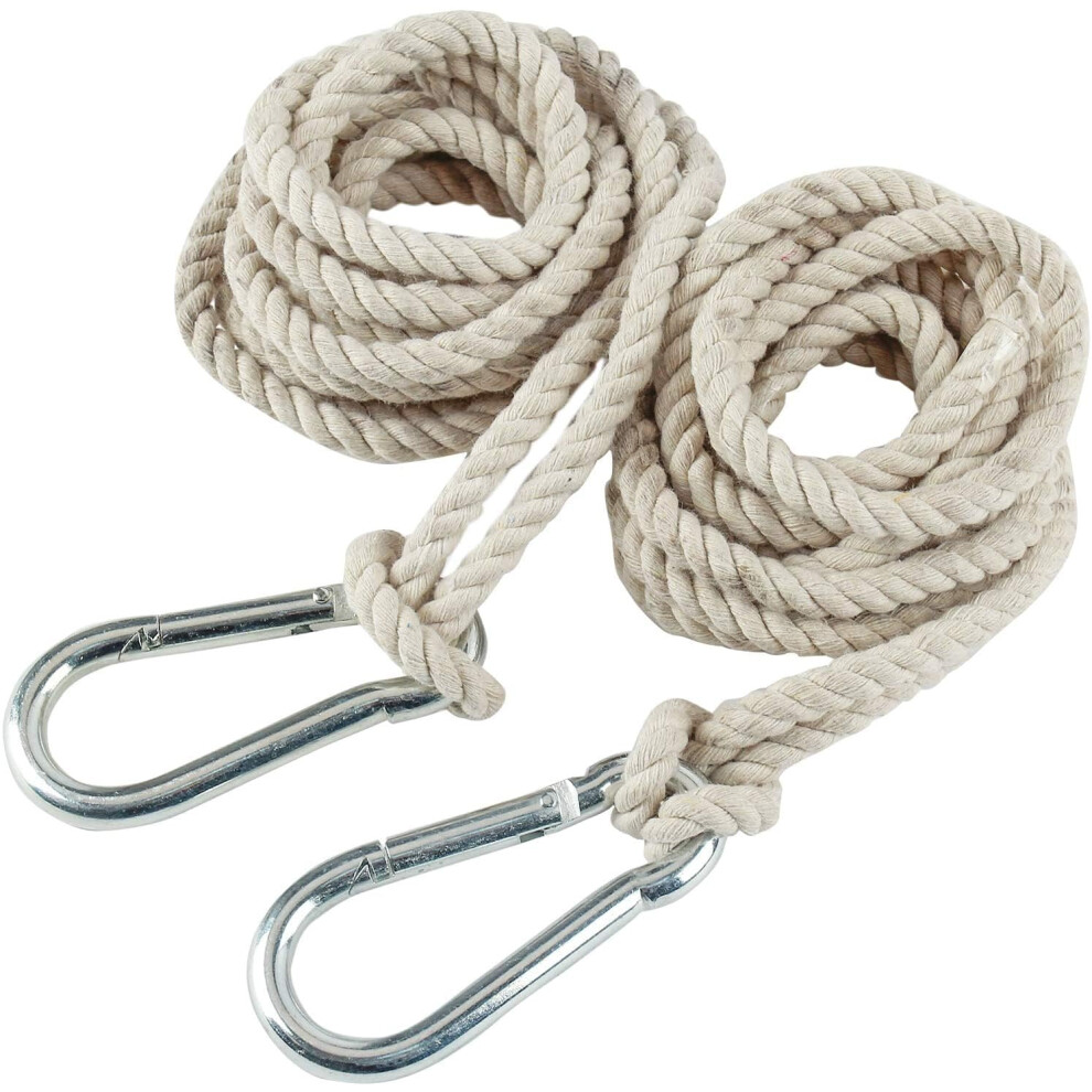 Hammock Tree Straps Extra Long - 2 Pack Tree Swing Hanging Straps Hammock Rope 16.4ft Each with Heavy Duty Carabiner Hooks Kit for Camping Trip Playgr-image-OPC-PFN2PHR-NEW