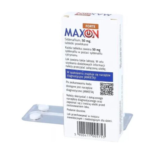 Maxon Forte 50 mg 4x tabs Erectile Mensil Erection Inventum MAX 1