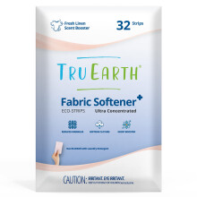 Bandes assouplissantes Tru Earth pour machine laver, alternative aux assouplissants liquides et dosettes, rehausseur de parfum de linge frais,