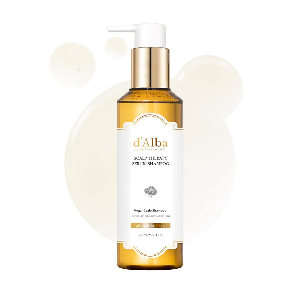 D'alba Piedmont D'alba Professional Repairing Scalp Therapy Serum Shampoo 275Ml Mild And Vegan Formula Gentle Hair And Scap Treatment