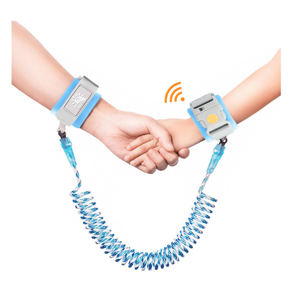 WSZCML Anti Lost Wrist Link Toddler Harness Walking Leash with Induction Lock Reflective Child Wrist Leashes for Baby 6.56ft Kids Leash for Supermarke-image-OPC-PFM8PRW-NEW