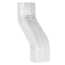 VYH Nedl?bsf?ringsrende forskudt 2x3 hvid (offset 3"""" 2x3 A Style S albue)