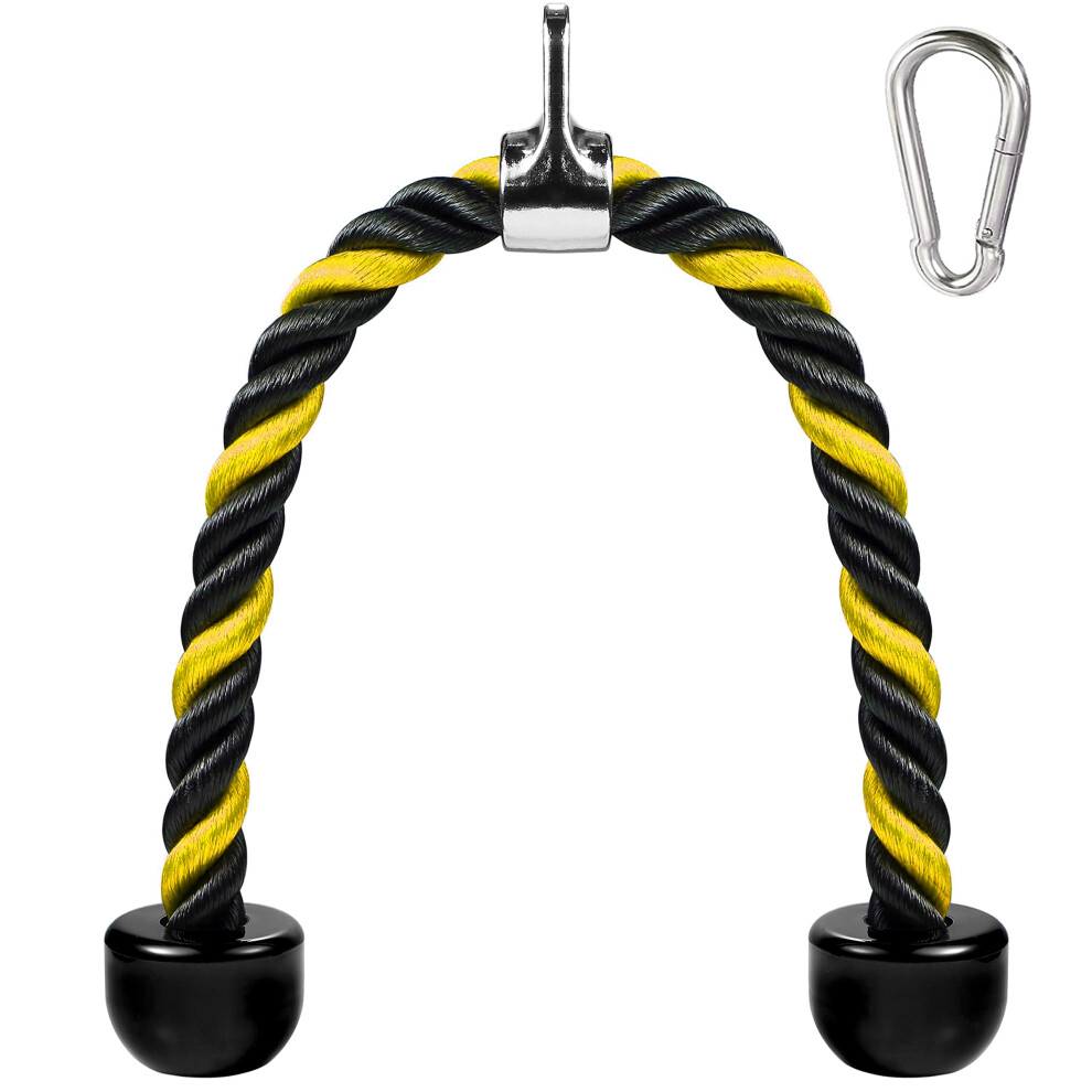 Photos - Other Trainers AWEFRANK Triceps Rope Cable Attachment Gym Pull Down Rope 27 & 36 Inch with 4 Colors Easy to Grip & Non-Slip Cable Machine P