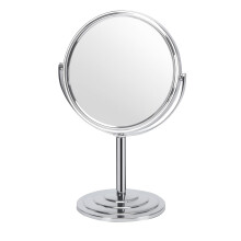 WTRGAS 1X 3X MIGHLIFF MAKEUP MIRLOR MIRROR VANITATE PENTRU MABLETOP SILVER 7 inch Standing Baie Standice Oglinda cosmetica Oglinda portabila de m