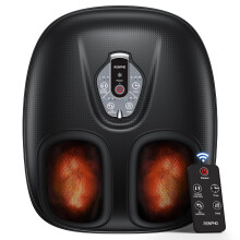 RENPHO Foot Massager Machine with Air Compression & 3 Heating Levels Heated Shiatsu Foot Massager with Wireless Remote Control Plantar Fasciitis Mas